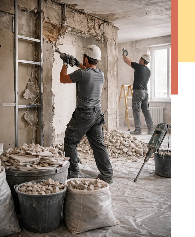 Демонтажные работы в Сочи от 2791 руб. — услуги и цена под ключ | ОТДЕЛОЧНИК-Счи