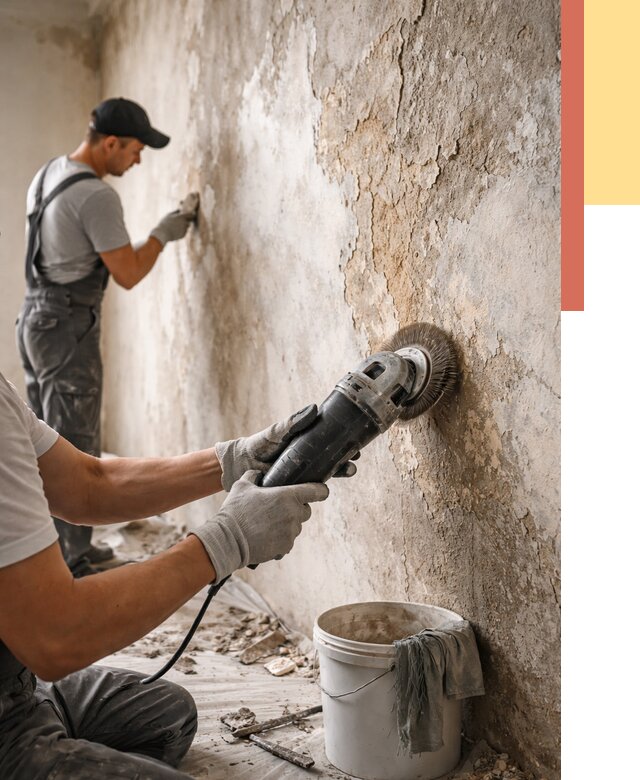 Снятие и удаление краски со стен в Сочи от 2171 руб. — ОТДЕЛОЧНИК-Счи