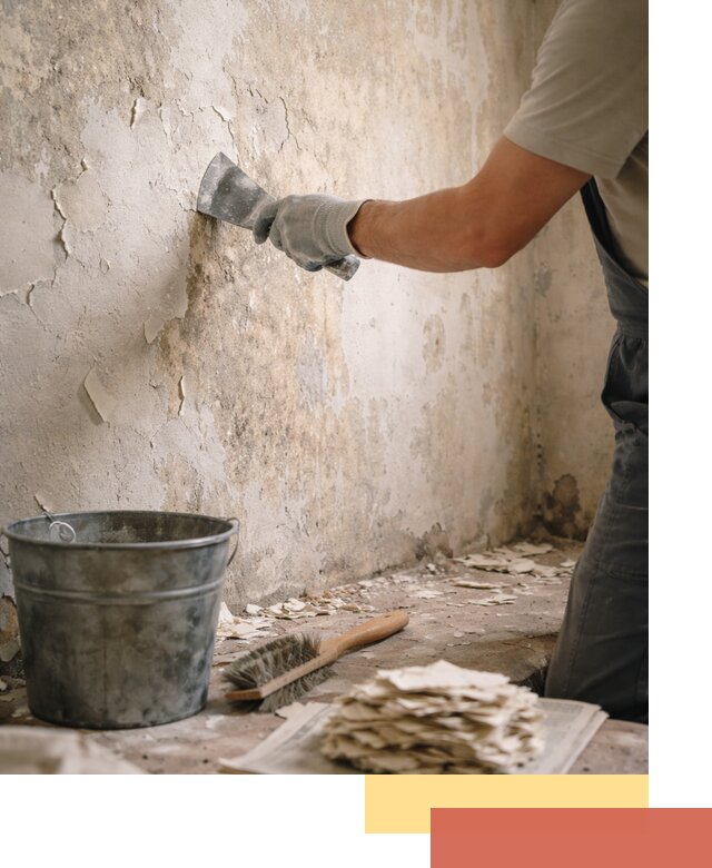 Удаление старой краски со стен в Сочи качественно и быстро