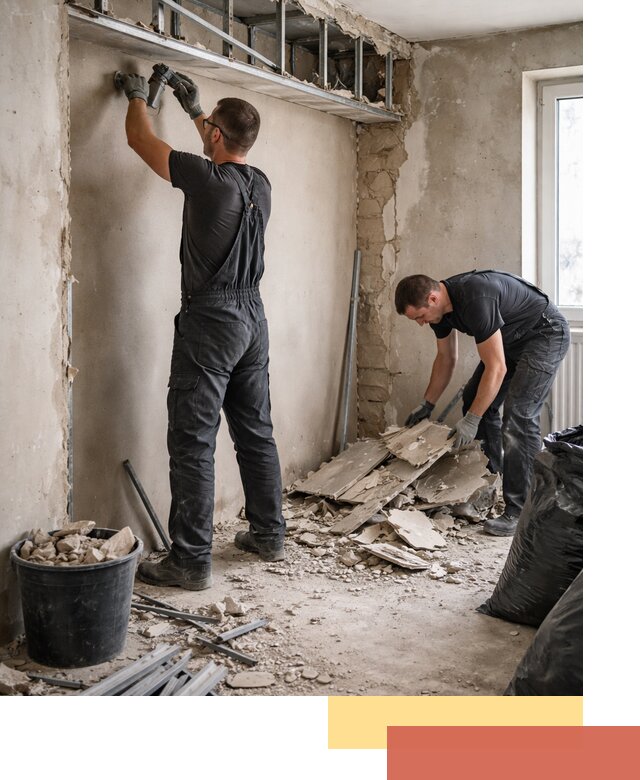 Демонтаж короба из гипсокартона в Сочи быстро и аккуратно