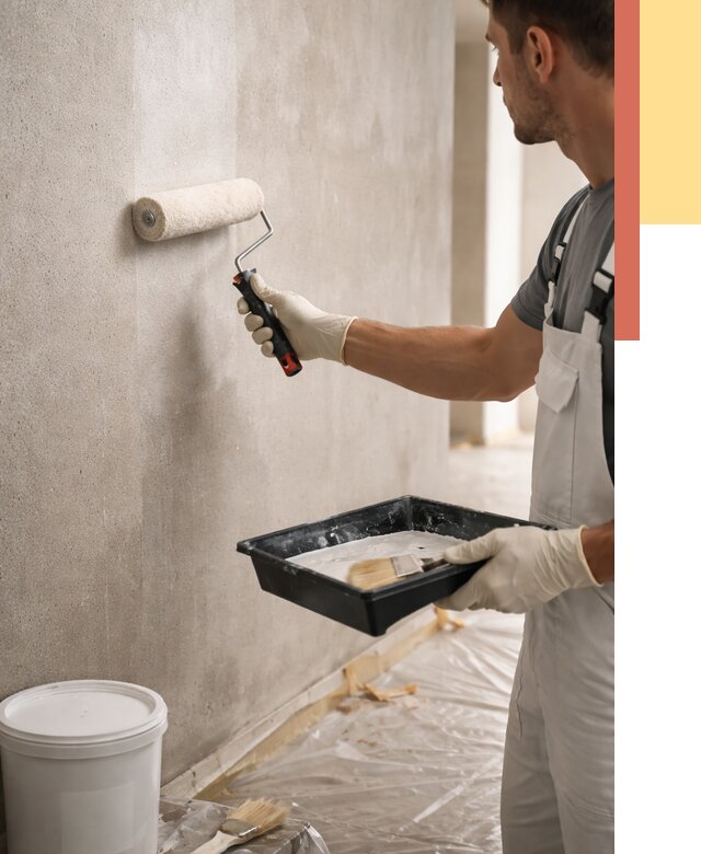 Грунтовка стен в Сочи от 2274 руб. м2 — быстро, недорого, с материалом | ОТДЕЛОЧНИК-Счи