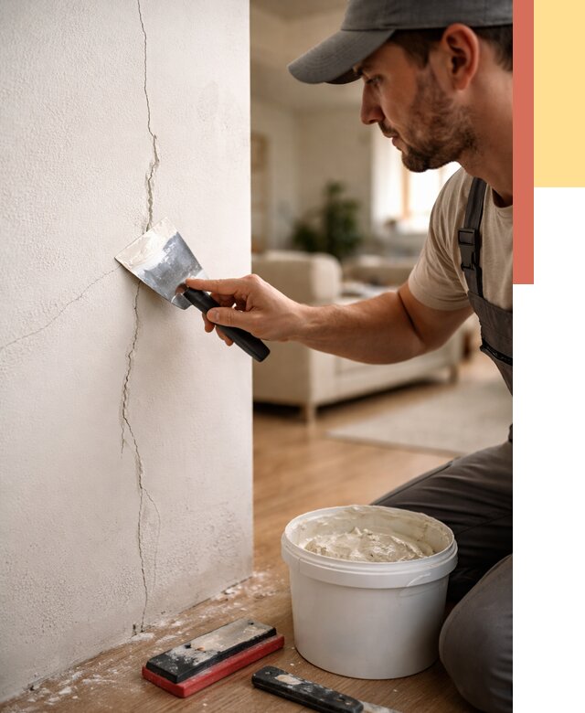 Заделка трещин и сколов в Сочи от 2532 руб. — быстро и недорого | ОТДЕЛОЧНИК-Счи