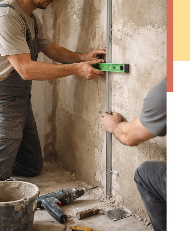 Установка штукатурных маяков в Сочи от 7235 руб. — быстро и недорого | ОТДЕЛОЧНИК-Счи