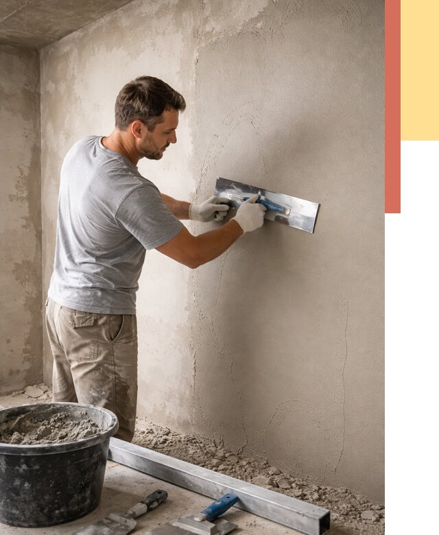 Штукатурка стен без маяков в Сочи от 7442 руб/м2 — услуги и цена | ОТДЕЛОЧНИК-Счи