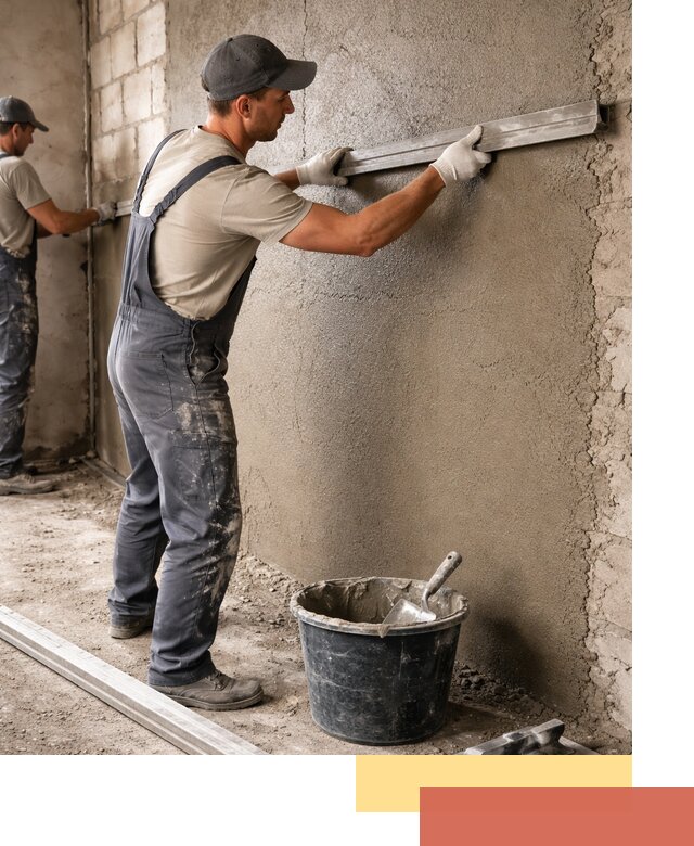 Штукатурка стен цементно-песчаная в Сочи профессионально