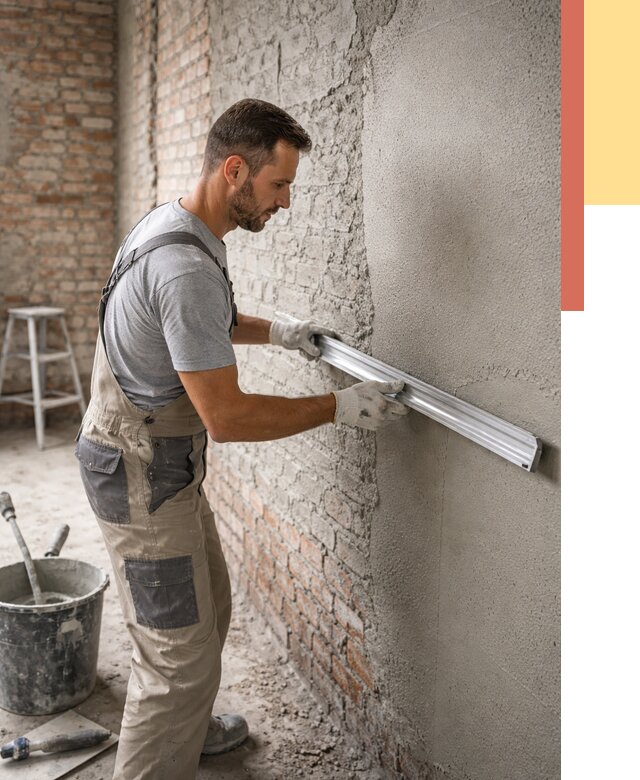 Штукатурка кирпичных стен в Сочи от 4651 руб/м2 — быстро и недорого | ОТДЕЛОЧНИК-Счи