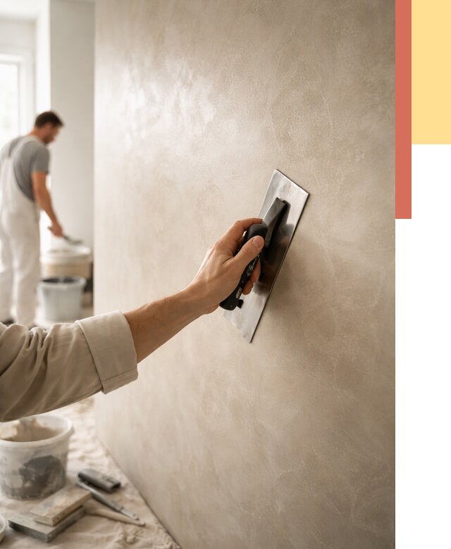 Венецианская штукатурка в Сочи от 3618 руб/м² — нанесение стен под ключ | ОТДЕЛОЧНИК-Счи