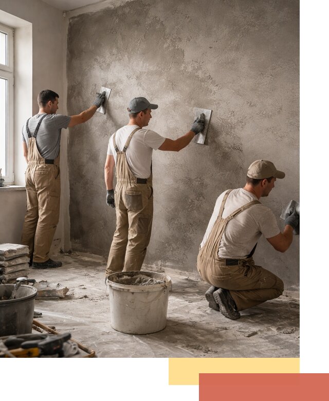 Декоративная штукатурка под бетон в Сочи для стен и потолков