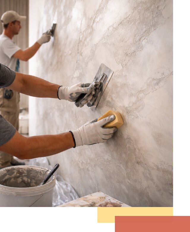 Декоративная штукатурка под мрамор в Сочи для стен и потолков