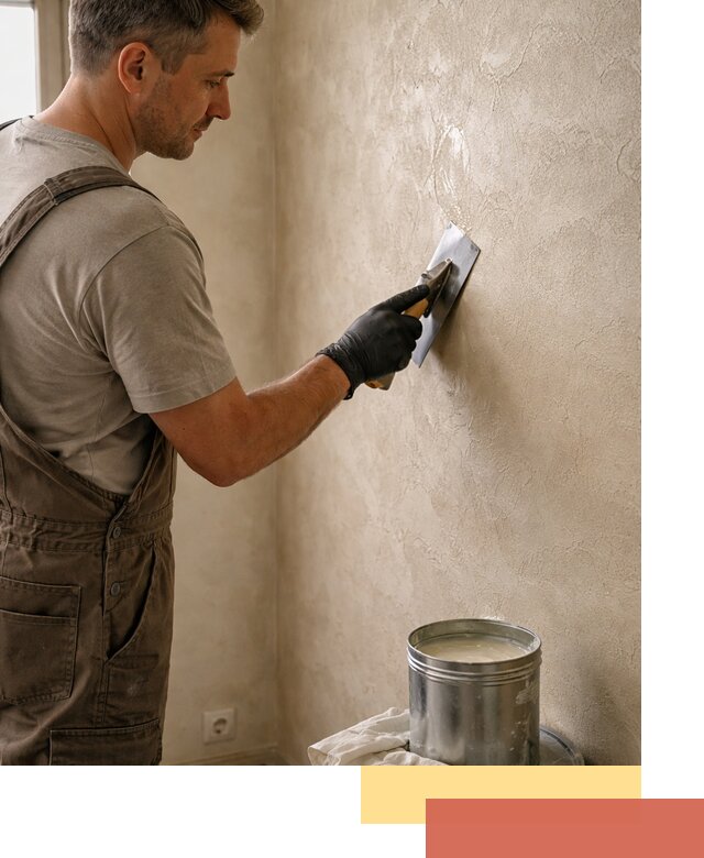 Нанесение воска на штукатурку в Сочи для защиты и блеска