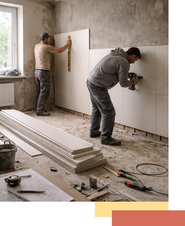 Монтаж ПВХ панелей на стены в Сочи качественно и быстро