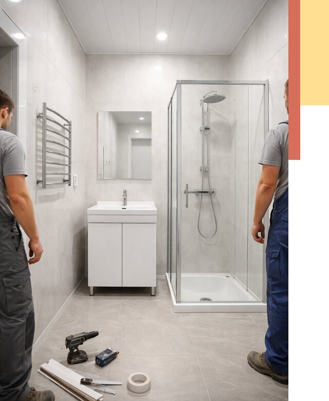 Отделка ванной комнаты панелями ПВХ в Сочи от 4651 руб. за м2 | ОТДЕЛОЧНИК-Счи