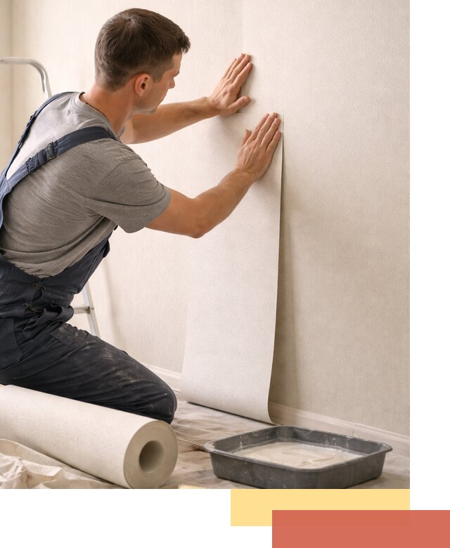 Поклейка флизелиновых обоев в Сочи качественно и быстро