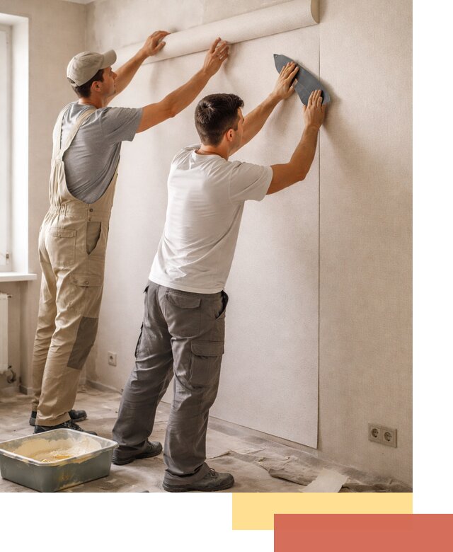 Поклейка виниловых обоев в Сочи профессионально и качественно