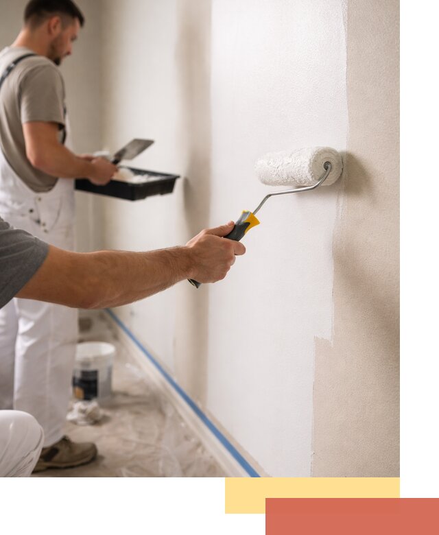 Покраска стен акриловой краской профессионально в Сочи