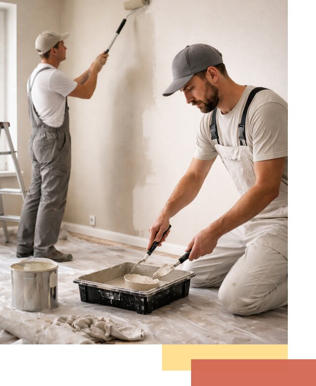 Покраска стен в квартире в Сочи — профессионально и аккуратно