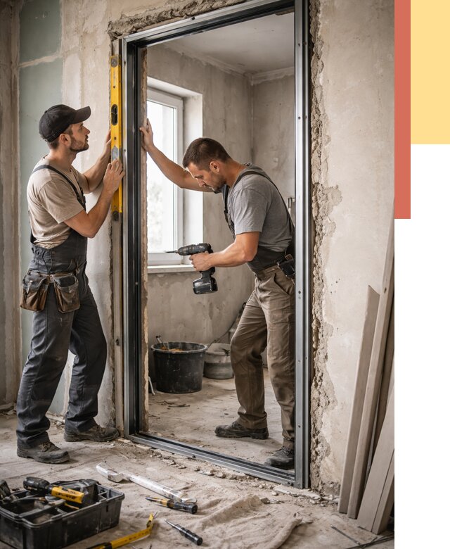 Закладка дверного проема в Сочи от 3618 руб. — быстро и недорого | ОТДЕЛОЧНИК-Счи