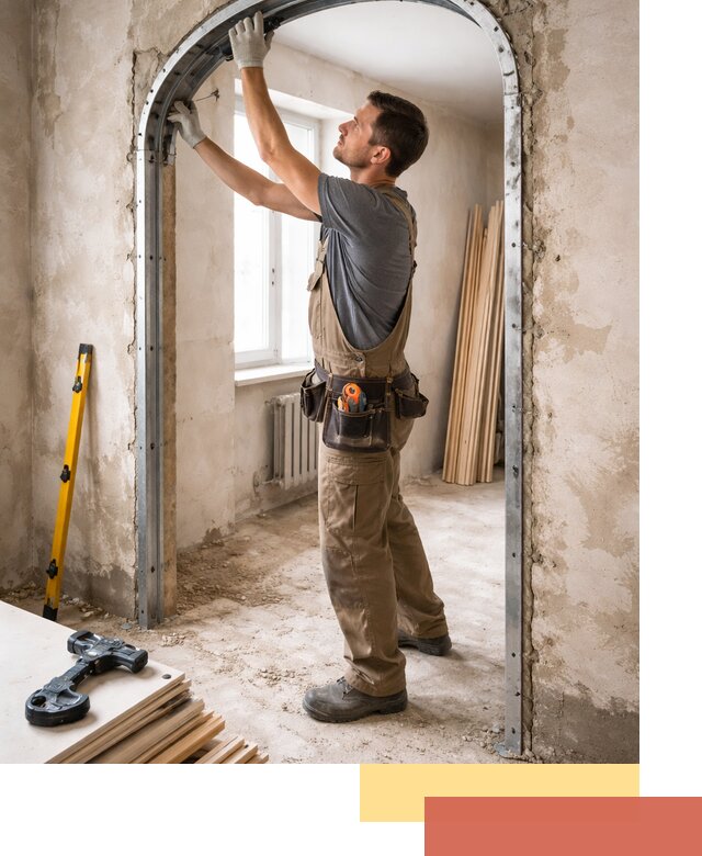 Устройство арочного проема в Сочи под ключ