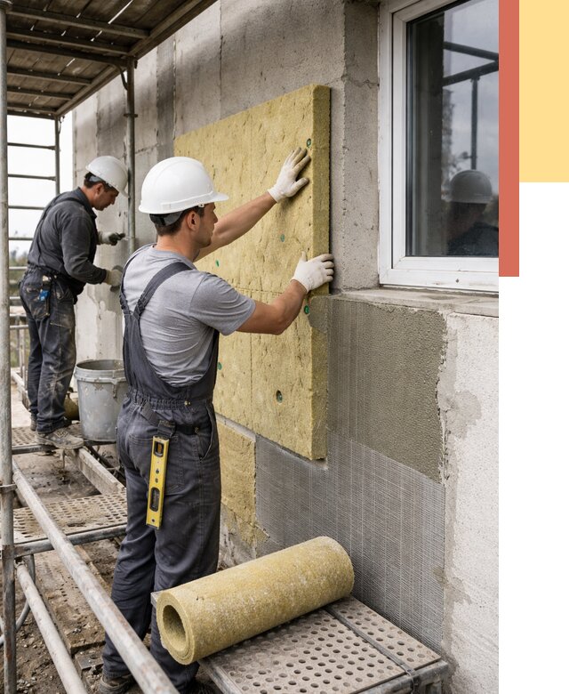 Утепление стен в Сочи от 4444 руб. под ключ — быстро и недорого | ОТДЕЛОЧНИК-Счи