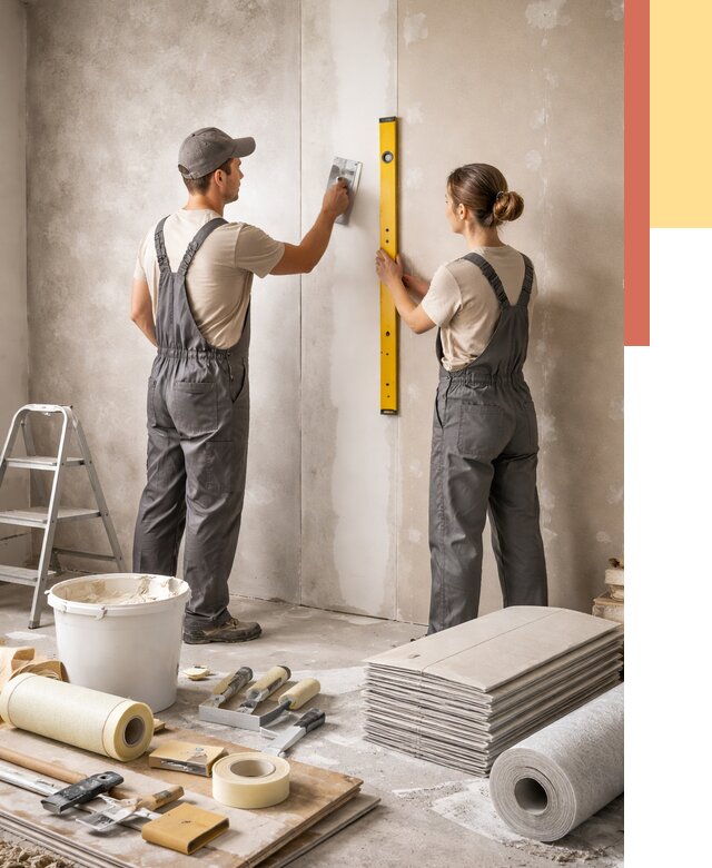 Отделка стен в Сочи от 1550 руб/м² — недорого, быстро, под ключ | ОТДЕЛОЧНИК-Счи