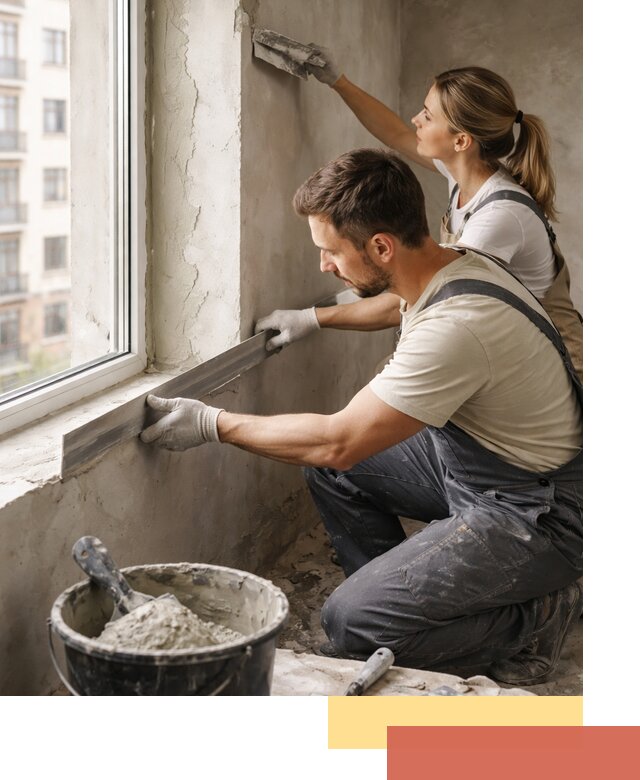 Штукатурка откосов дверей и окон профессионально в Сочи