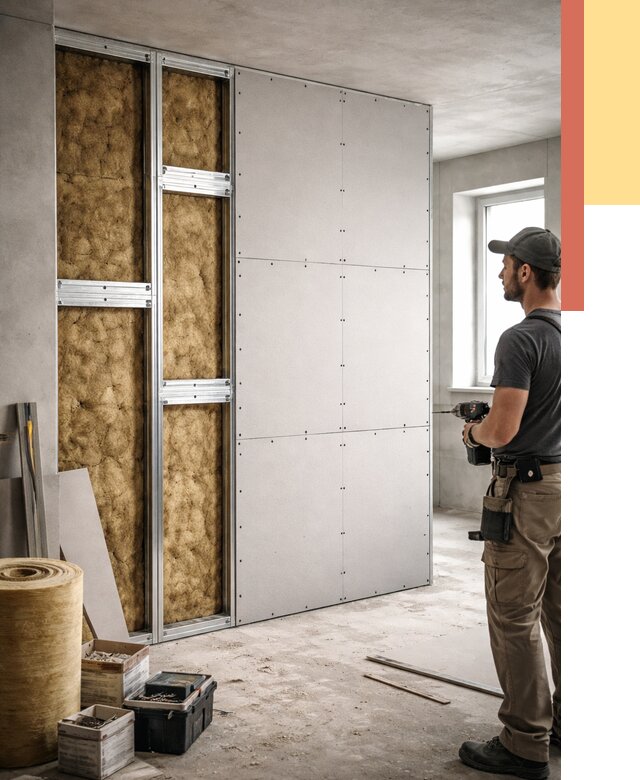 Усиленная перегородка под навеску в Сочи от 13230 руб. — монтаж под ключ | ОТДЕЛОЧНИК-Счи