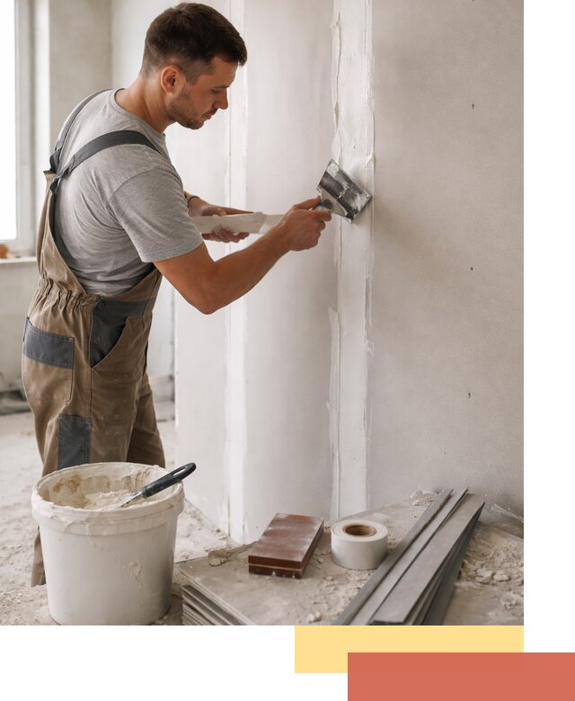 Шпаклевка перегородок из гипсокартона в Сочи качественно и быстро