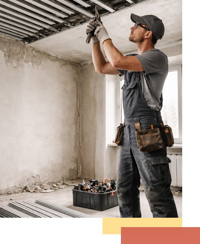 Демонтаж реечного потолка в Сочи быстро и аккуратно