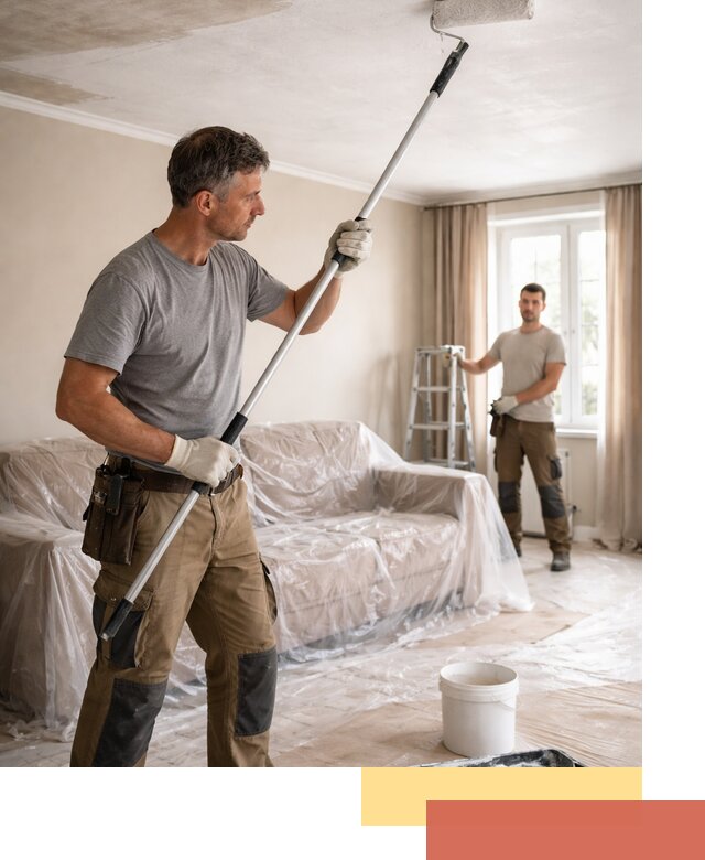 Грунтовка потолка в Сочи — подготовка под покраску и отделку