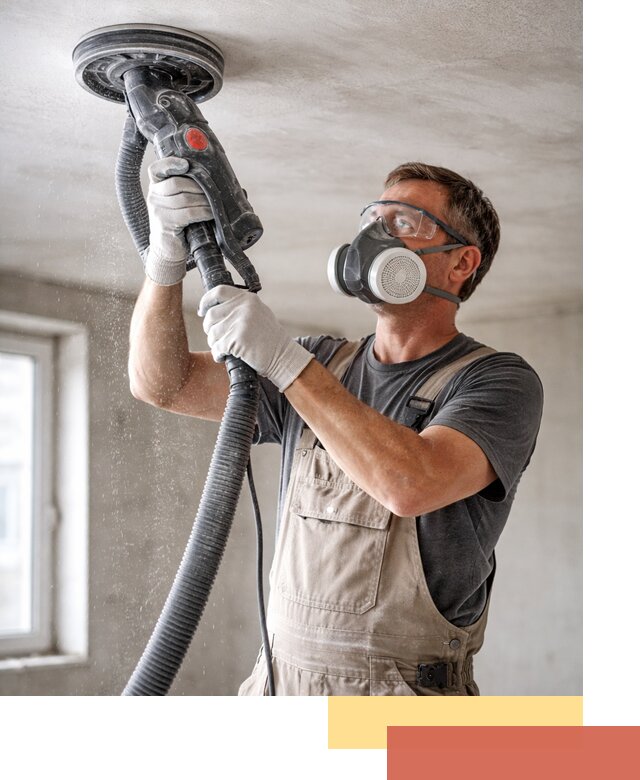 Шлифовка потолка в Сочи — качественная подготовка под отделку