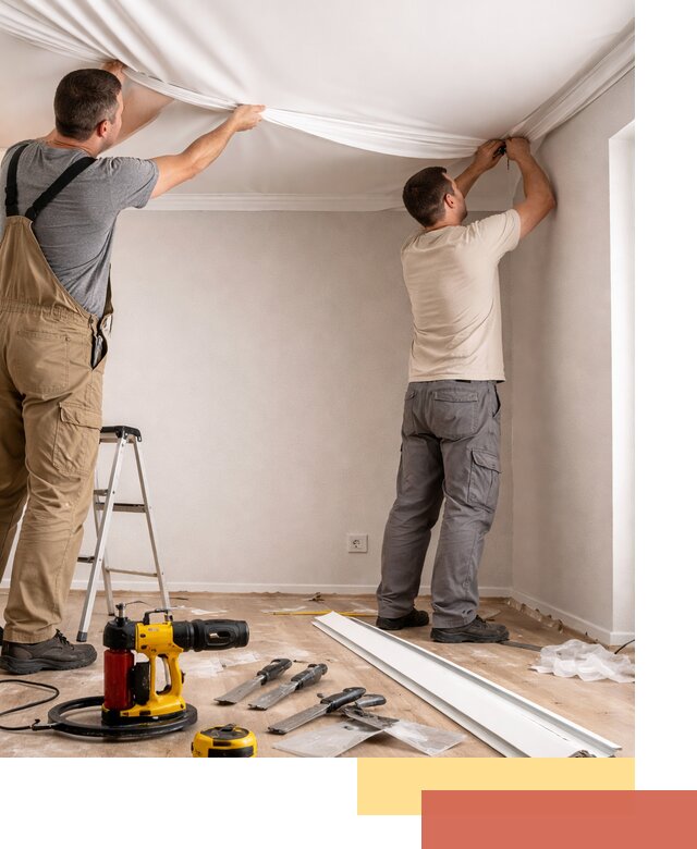 Монтаж ПВХ натяжного потолка в Сочи качественно и быстро