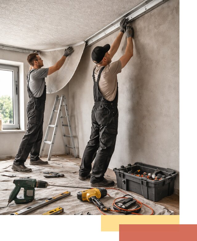 Монтаж фактурного натяжного потолка в Сочи качественно и быстро