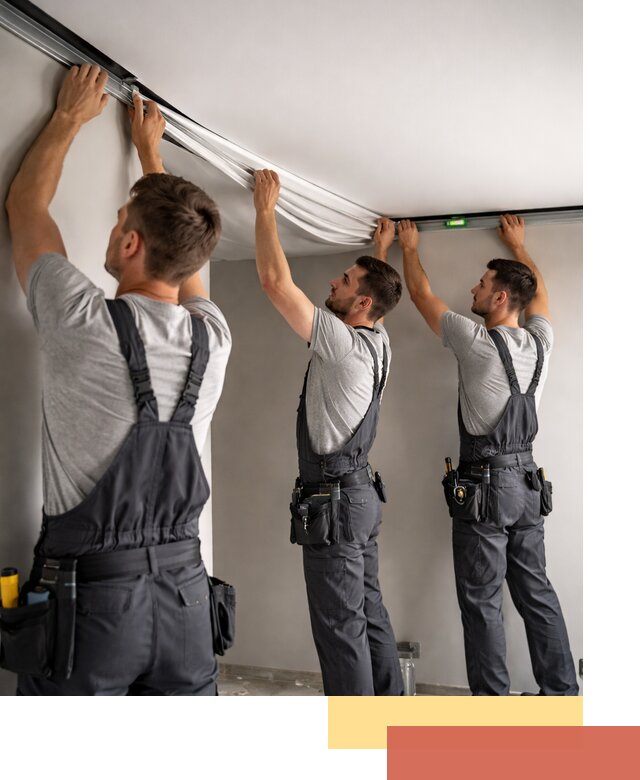 Теневые натяжные потолки в Сочи: монтаж и отделка быстро и качественно