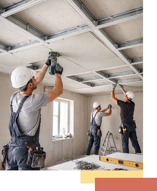 Кессонный потолок из гипсокартона под ключ в Сочи