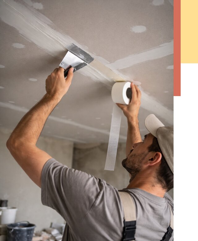 Обработка швов потолка ГКЛ в Сочи от 7752 руб. под ключ | ОТДЕЛОЧНИК-Счи