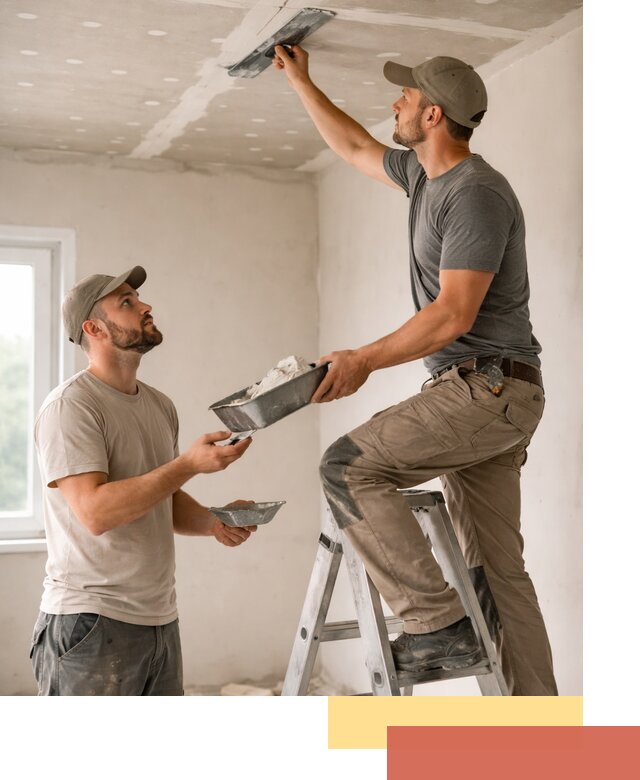 Шпаклевка потолка из гипсокартона в Сочи качественно и быстро