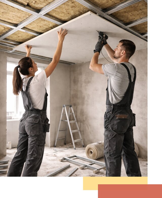 Звукоизоляция потолка из ГКЛ в Сочи профессионально и надежно