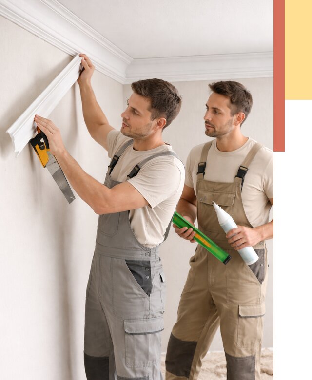 Монтаж потолочного плинтуса в Сочи от 2377 руб. — быстро и недорого | ОТДЕЛОЧНИК-Счи