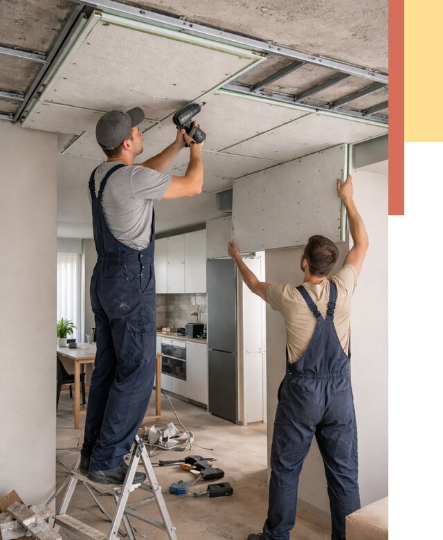 Шумоизоляция потолка панелями зипс в Сочи от 1912 руб. под ключ | ОТДЕЛОЧНИК-Счи